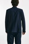 giacca doppio petto stretch blu men Marsēm - 3