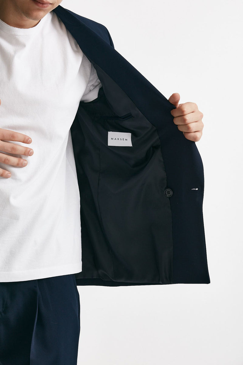 giacca doppio petto stretch blu men Marsēm - 7