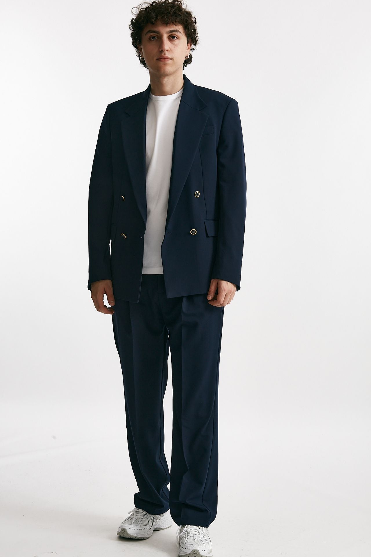 giacca doppio petto stretch blu men Marsēm - 8