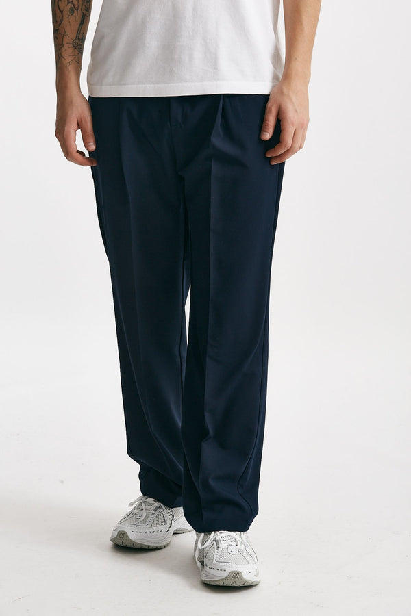 pantalone gamba ampia stretch blu men Marsēm