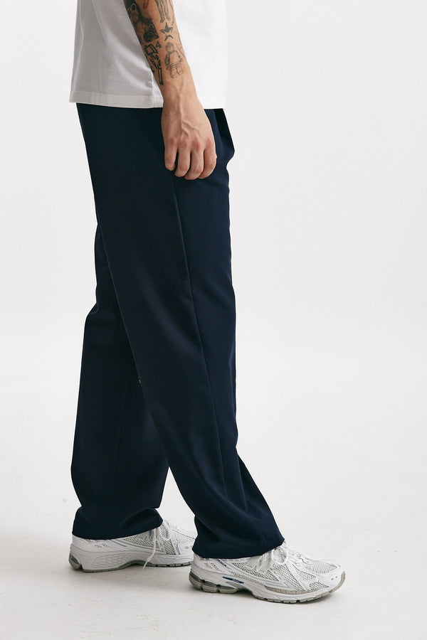 pantalone gamba ampia stretch blu men Marsēm