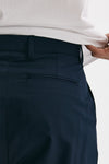pantalone gamba ampia stretch blu men Marsēm - 7