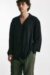camicia in ryon viscosa nero men Marsēm - 4