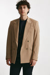 giacca in doppio petto stretch beige men Marsēm - 4