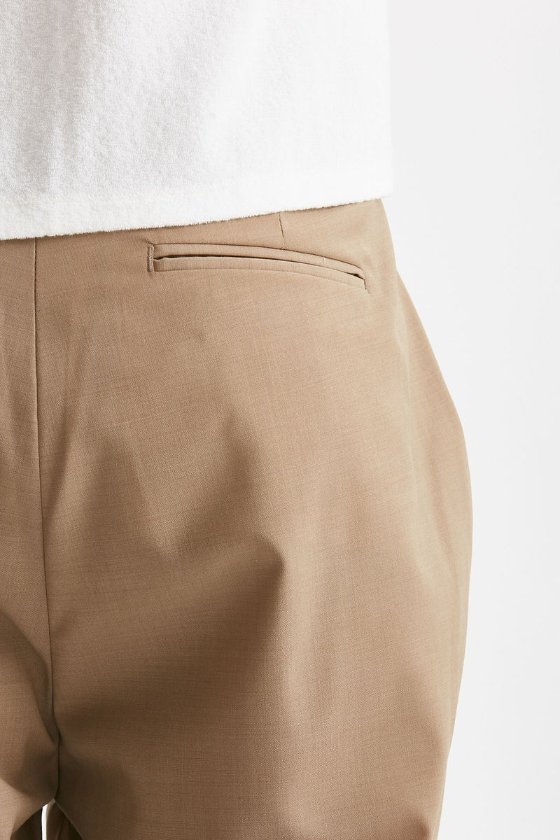 pantalone poliestere e lana stretch beige men Marsēm - 7