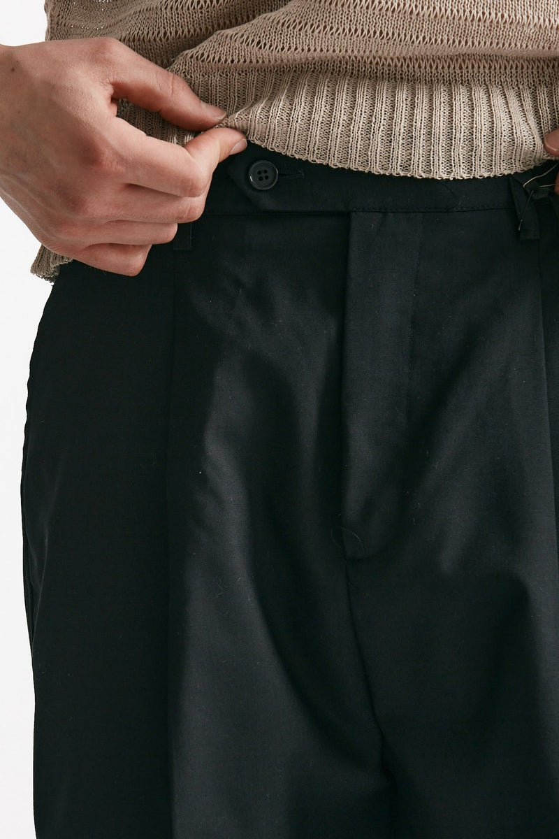 bermuda poliestere e lana stretch antracite men Marsēm - 6