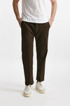 pantalone chino tim in cotone/lino cioccolato men Nine in the morning - 1