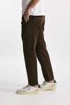 pantalone chino tim in cotone/lino cioccolato men Nine in the morning - 2
