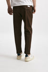 pantalone chino tim in cotone/lino cioccolato men Nine in the morning - 3