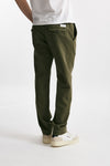 pantalone chino tim  in cotone fermo verde oliva men Nine in the morning - 3