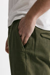 pantalone chino tim  in cotone fermo verde oliva men Nine in the morning - 6
