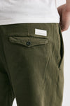 pantalone chino tim  in cotone fermo verde oliva men Nine in the morning - 7