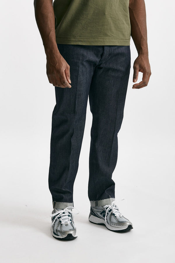 pantalone chino tim in denim bagnato men Nine in the morning