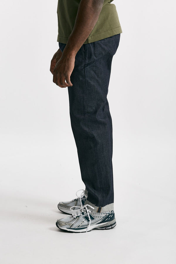 pantalone chino tim in denim bagnato men Nine in the morning