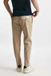 pantalone chino tim in cotone/lino sabbia men Nine in the morning - 3