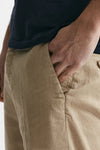 pantalone chino tim in cotone/lino sabbia men Nine in the morning - 6