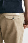 pantalone chino tim in cotone/lino sabbia men Nine in the morning - 7