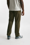 pantalone fold 2 pinces in cotone verde men Nine in the morning - 3