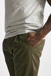 pantalone fold 2 pinces in cotone verde men Nine in the morning - 6