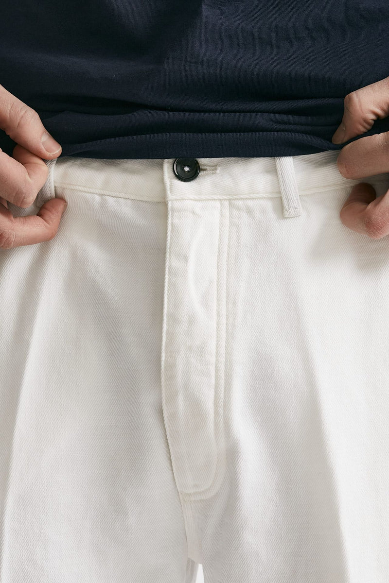 pantalone chino tim in cotone fermo bianco men Nine in the morning - 5
