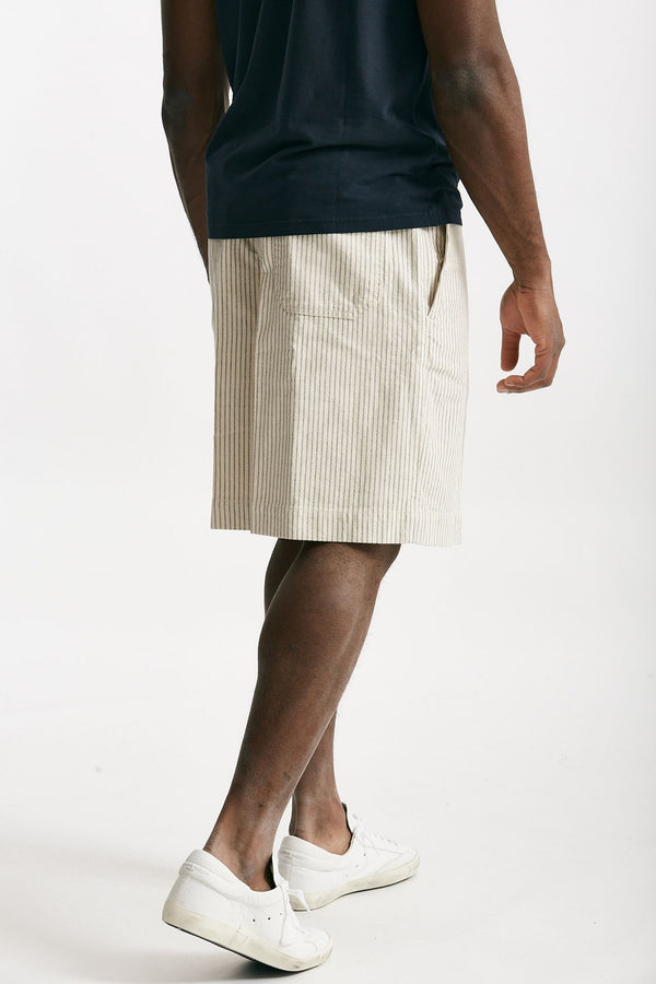 bermuda cotone fermo denim rigato men Nine in the morning