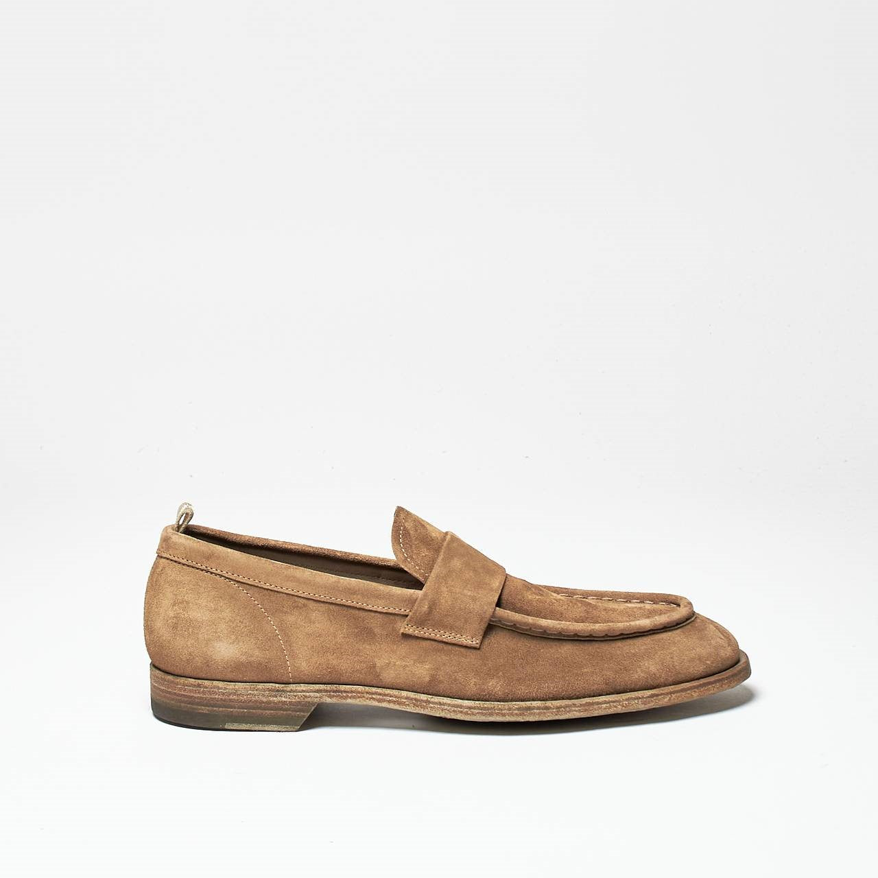 mocassini solitude 001 in pelle scamosciata tortora men Officine creative - 8