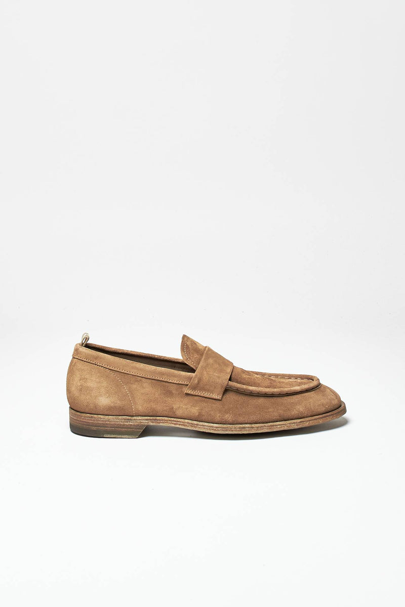 mocassini solitude 001 in pelle scamosciata tortora men Officine creative - 1