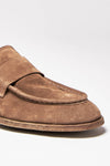 mocassini solitude 001 in pelle scamosciata tortora men Officine creative - 5