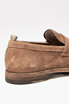 mocassini solitude 001 in pelle scamosciata tortora men Officine creative - 7
