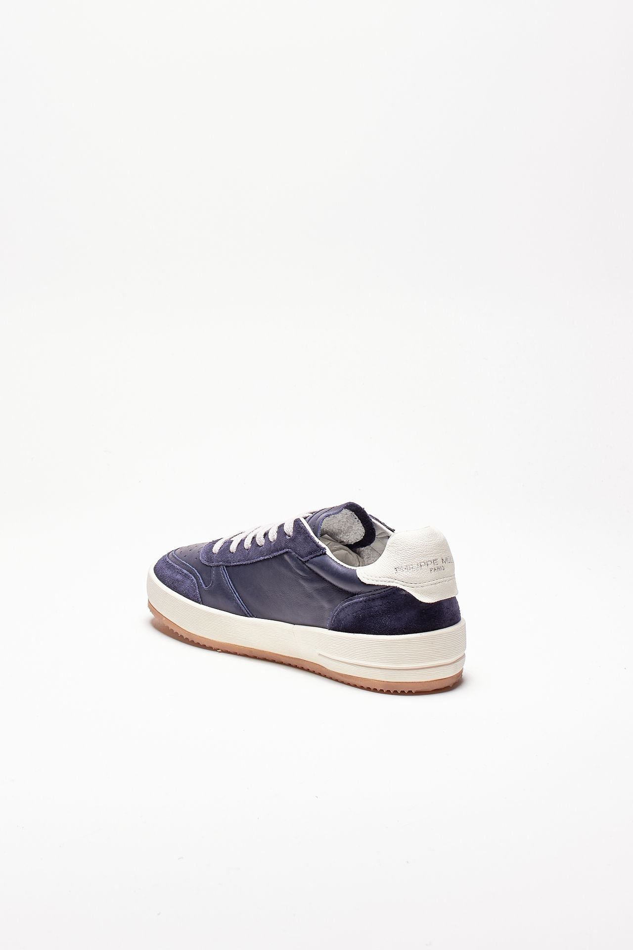 sneakers in pelle e suede nice - vnlu-wx02 men Philippe model - 4