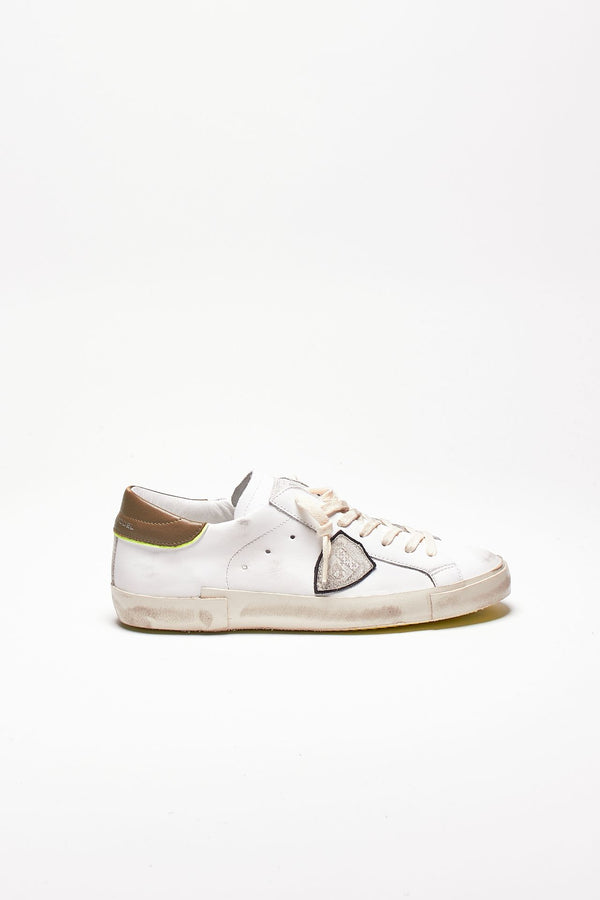 sneakers in pelle e suede paris – prlu-vv08 men Philippe model