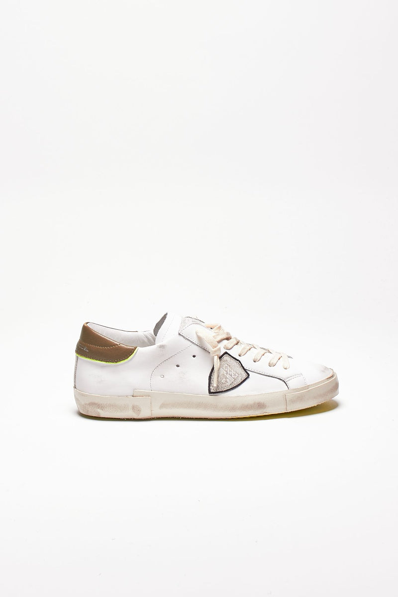 sneakers in pelle e suede paris – prlu-vv08 men Philippe model - 2