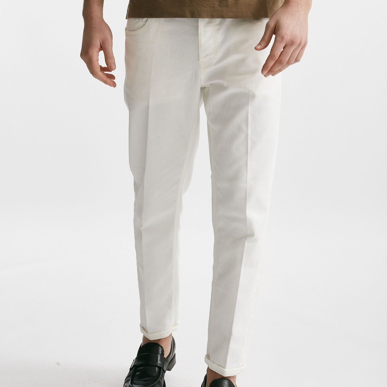 jeans reggae cotone stretch bianco men Pt torino - 8