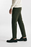 pantalone in cotone lavato stretch slim fit verdone men Pt torino - 2