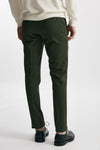 pantalone in cotone lavato stretch slim fit verdone men Pt torino - 3