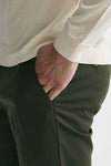 pantalone in cotone lavato stretch slim fit verdone men Pt torino - 6