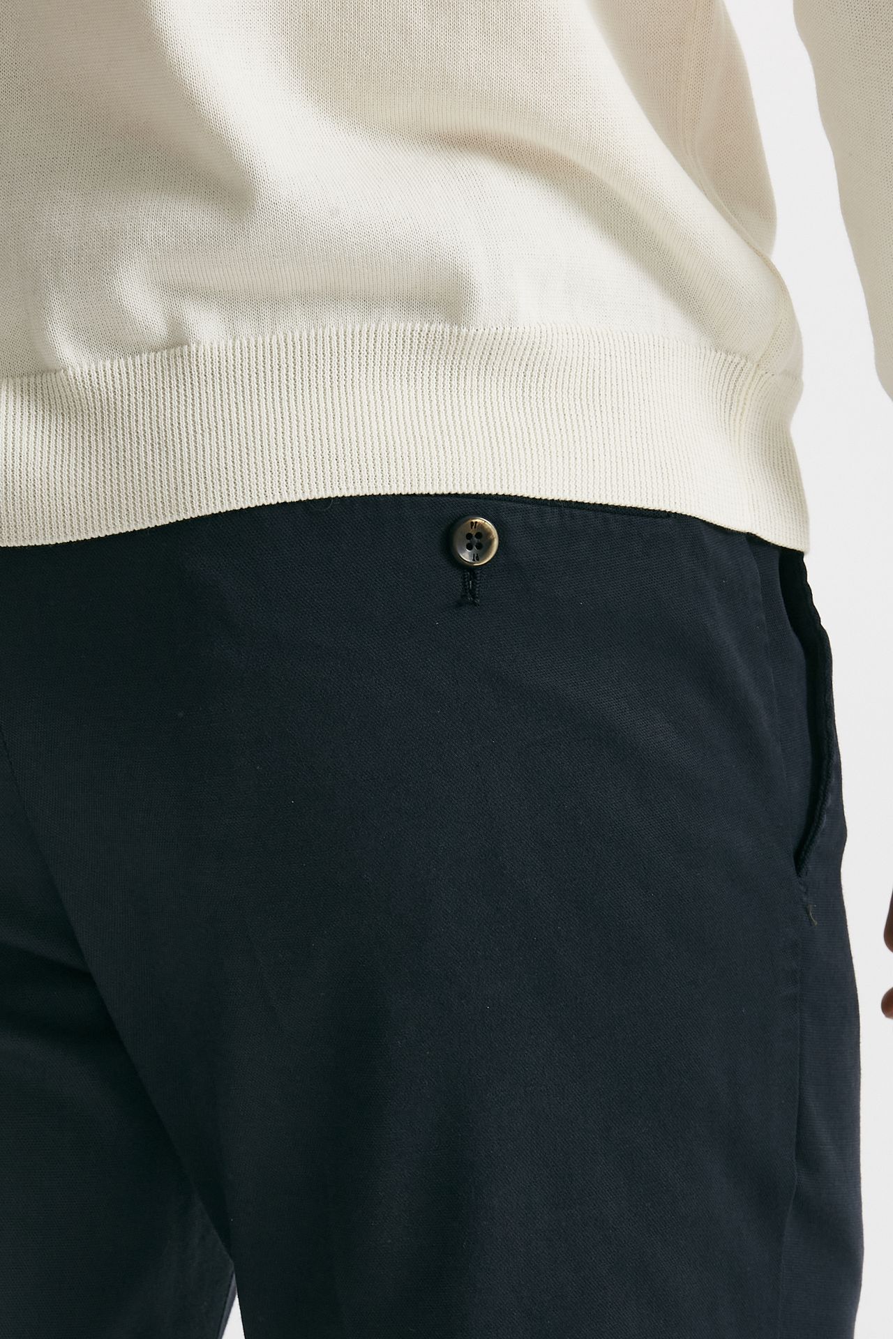 pantalone in cotone lavato stretch slim fit blu men Pt torino - 7