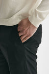 pantalone in lana stretch edge- dieci grigio antracite men Pt torino - 6