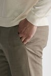 pantalone in lana stretch edge- dieci beige men Pt torino - 6