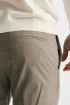 pantalone in lana stretch edge- dieci beige men Pt torino - 7