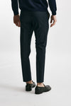 pantalone in lana stretch edge- dieci blu men Pt torino - 3