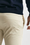 pantalone in cotone raso stretch edge- dieci panna men Pt torino - 7