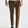 pantalone in cotone raso stretch edge- dieci cammello men Pt torino - 8