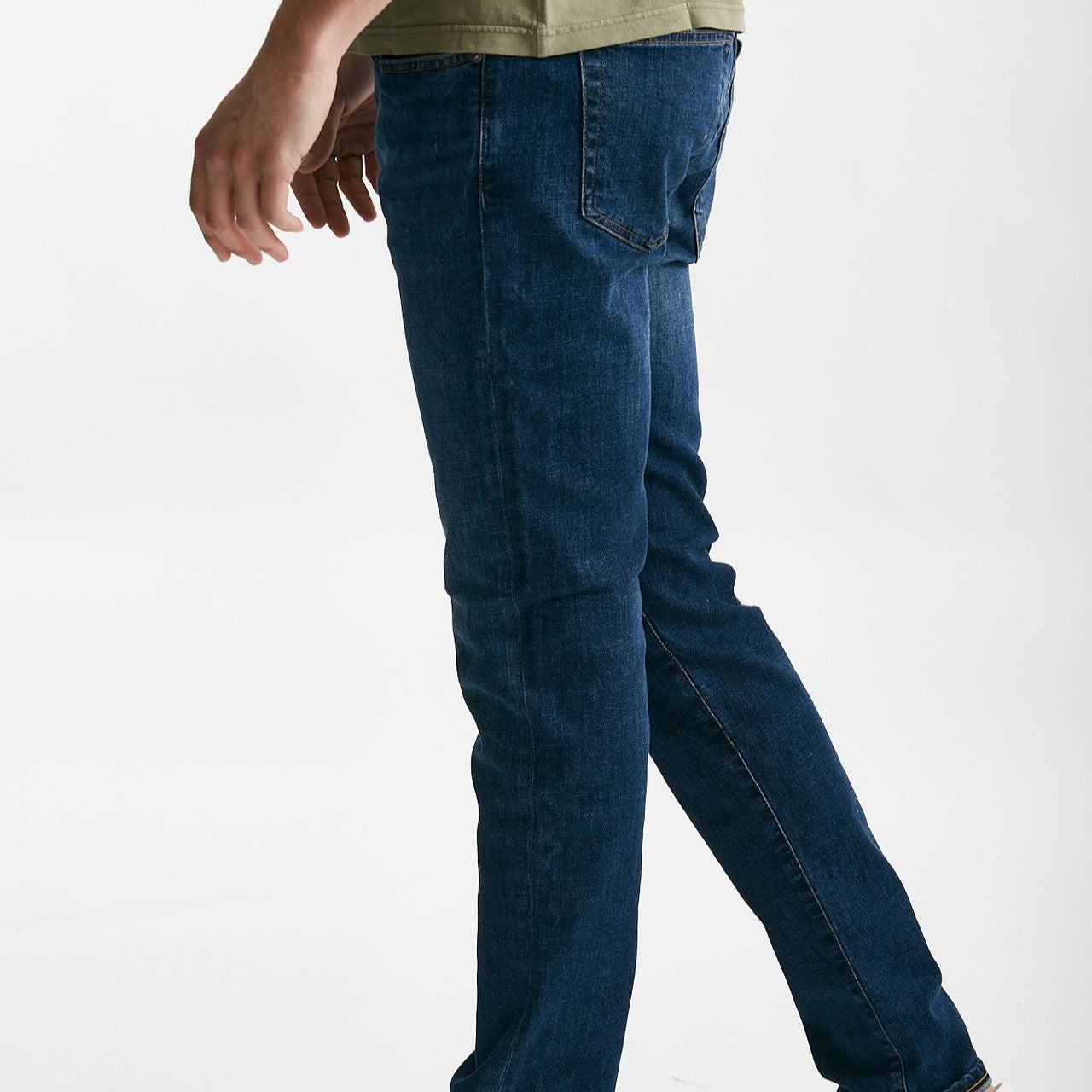 jeans swing lavaggio scuro stone washed men Pt torino - 8