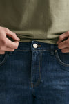 jeans swing lavaggio scuro stone washed men Pt torino - 5