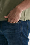 jeans swing lavaggio scuro stone washed men Pt torino - 6