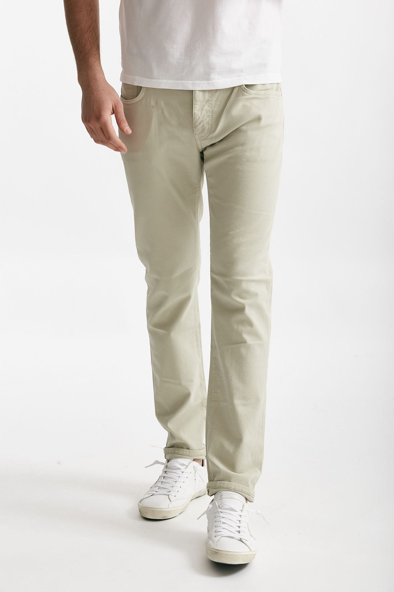 jeans swing cotone stretch panna men Pt torino - 1