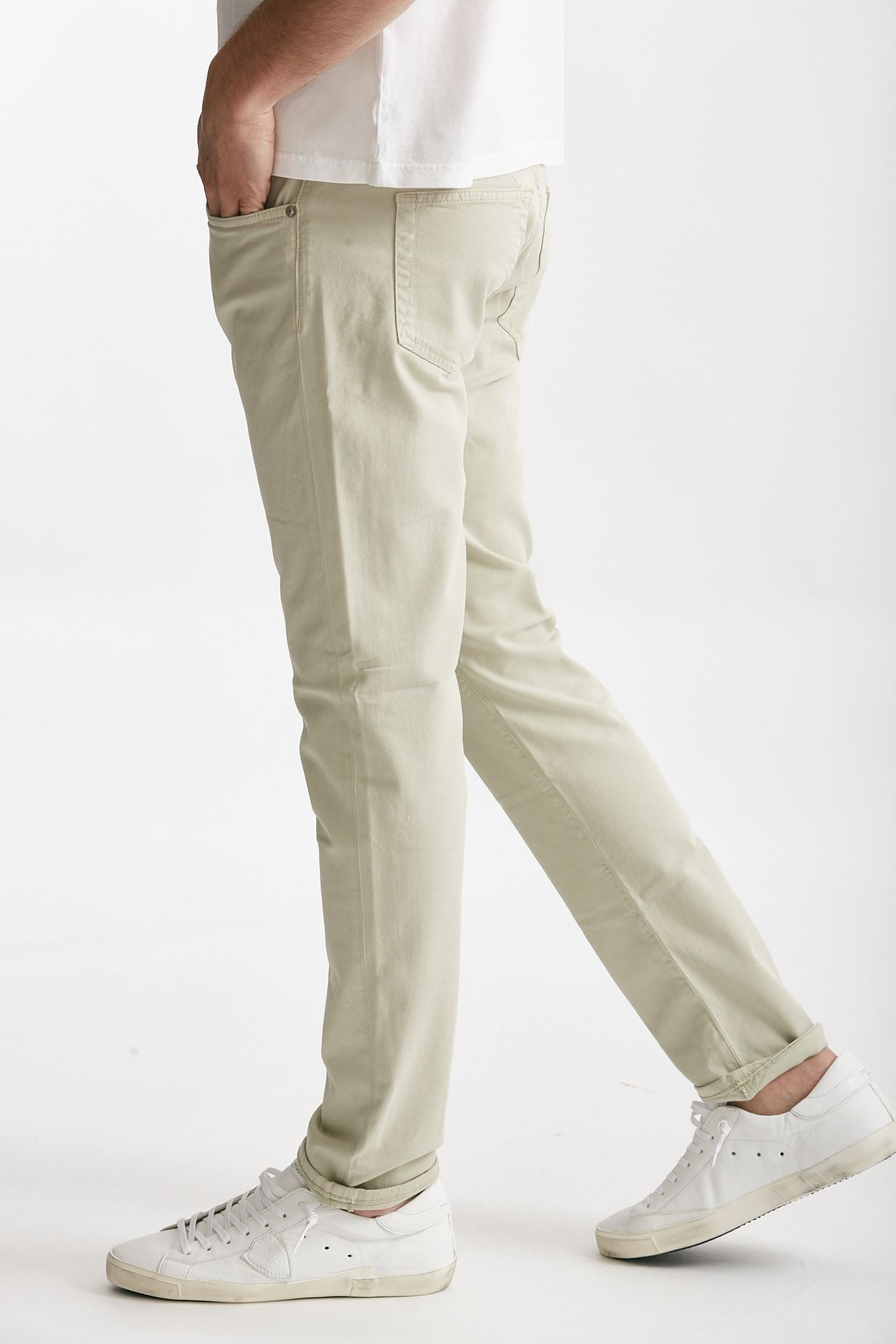 jeans swing cotone stretch panna men Pt torino - 2