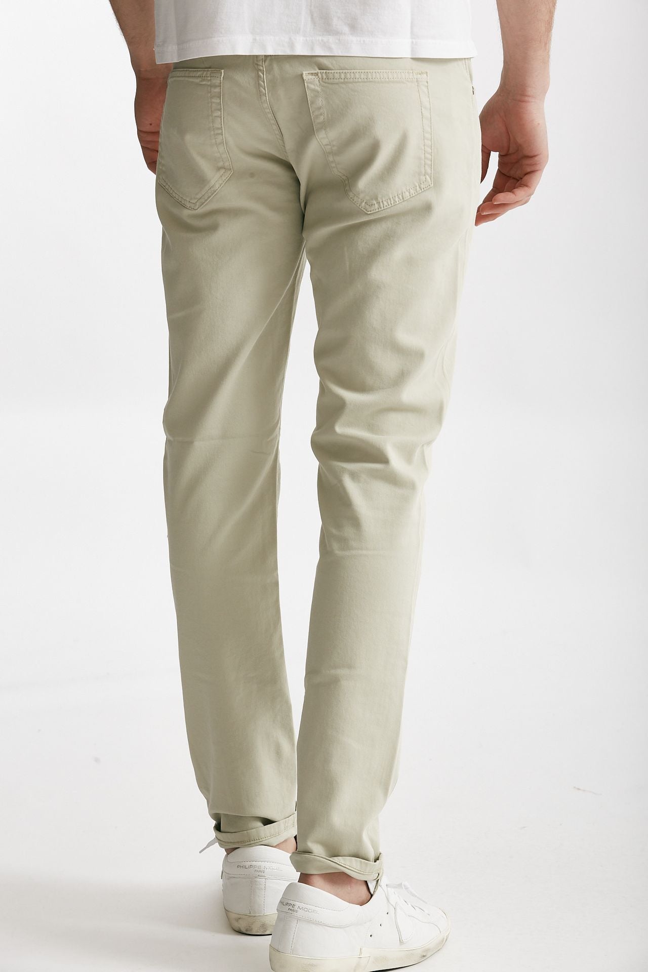 jeans swing cotone stretch panna men Pt torino - 3