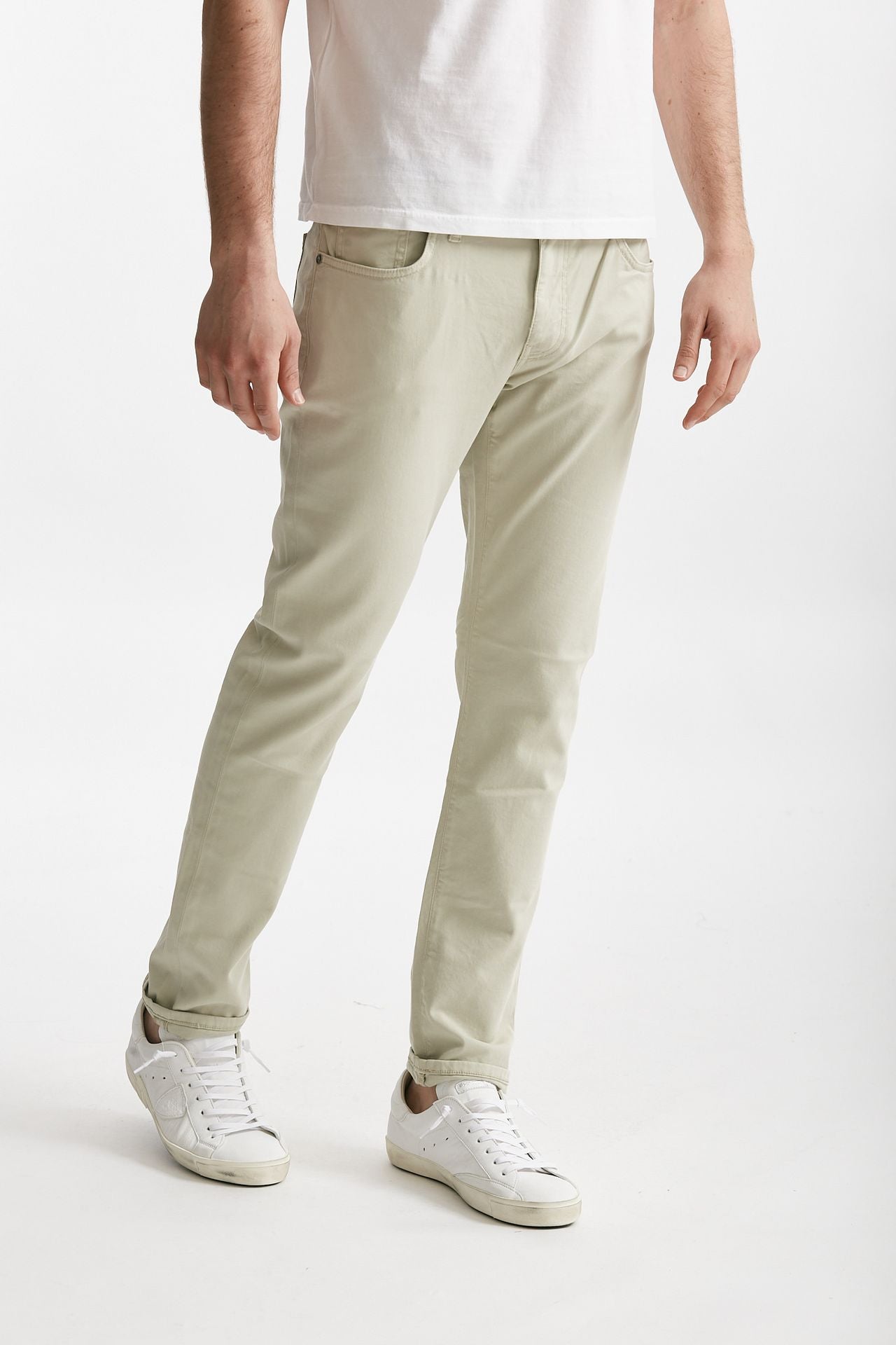 jeans swing cotone stretch panna men Pt torino - 4